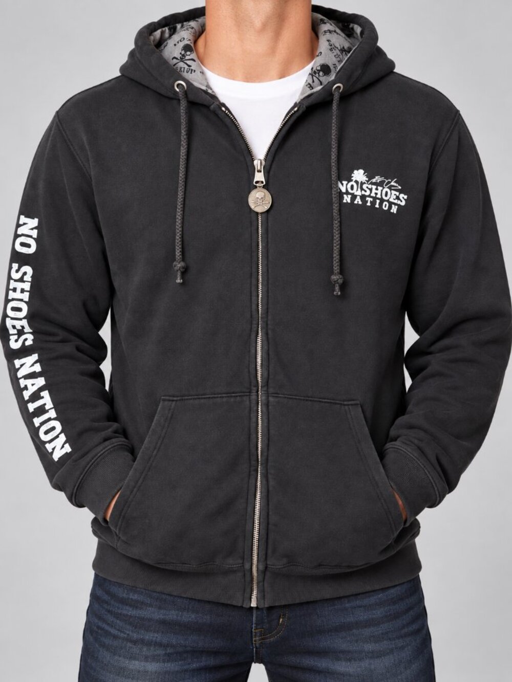 Kenny Chesney No Shoes Nation 2013 Tour Zip Hoodie 2XL Skull Graphic